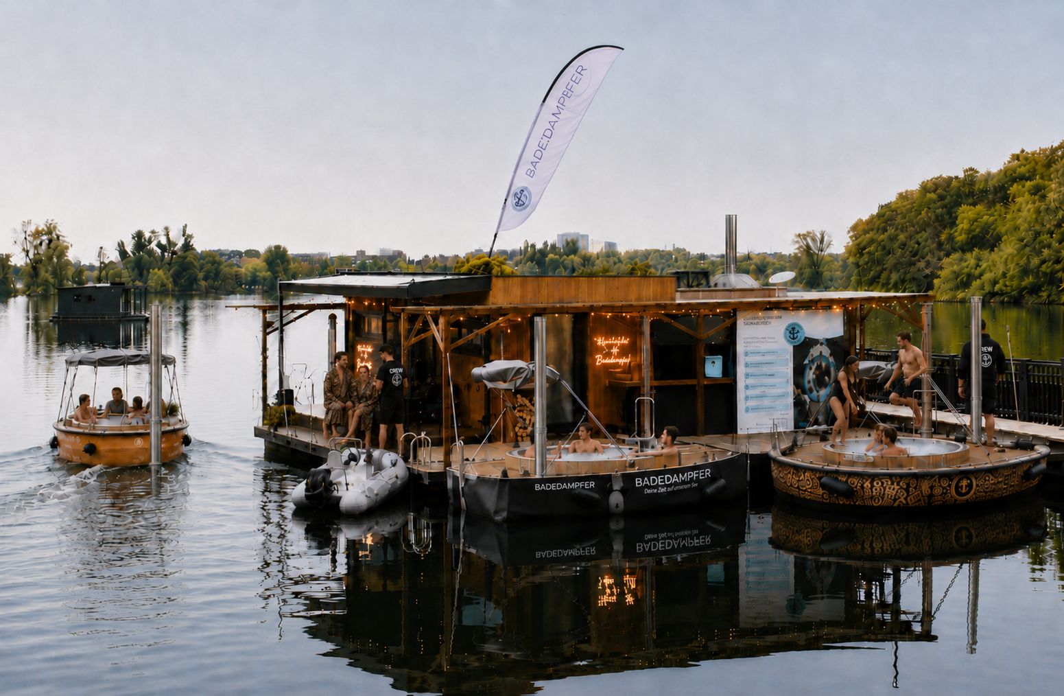 Floating Houseboat Spa Space — Impression 1
